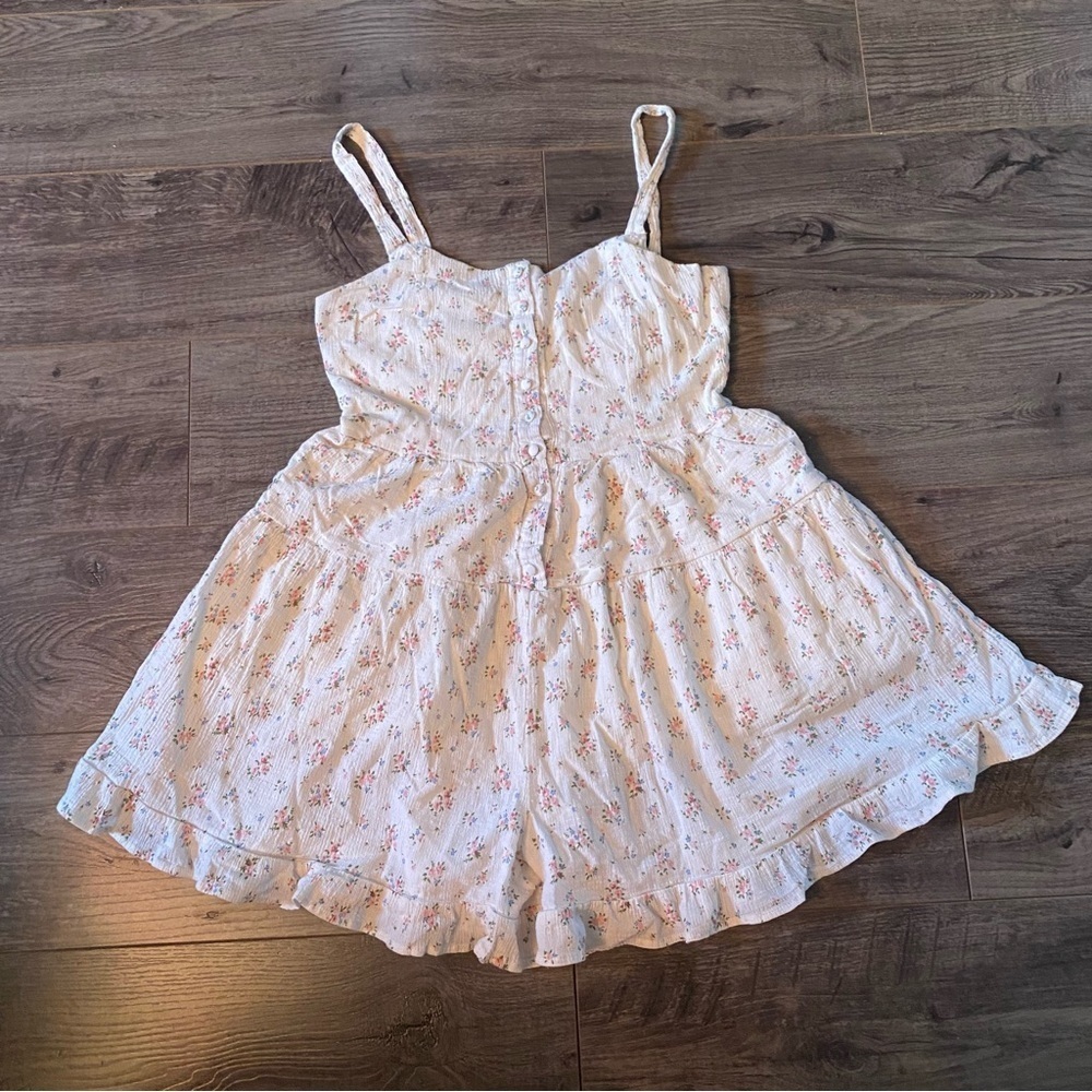 Storia Romper ditzy feminine floral 100% Cotton smocked back